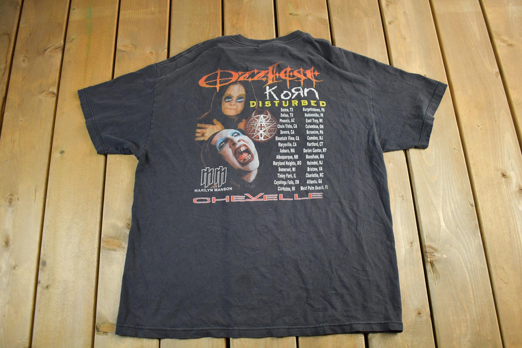 Vintage 2003 Ozzfest Festival Promo T-Shirt Men's XL