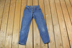 Vintage 1990s Levi Strauss 501 Red Tab Button Fly Denim Jeans Size 26 x 36