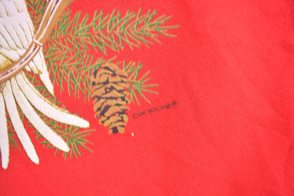 Vintage 1993 Peace On Earth Dove Graphic Crewneck Sweatshirt