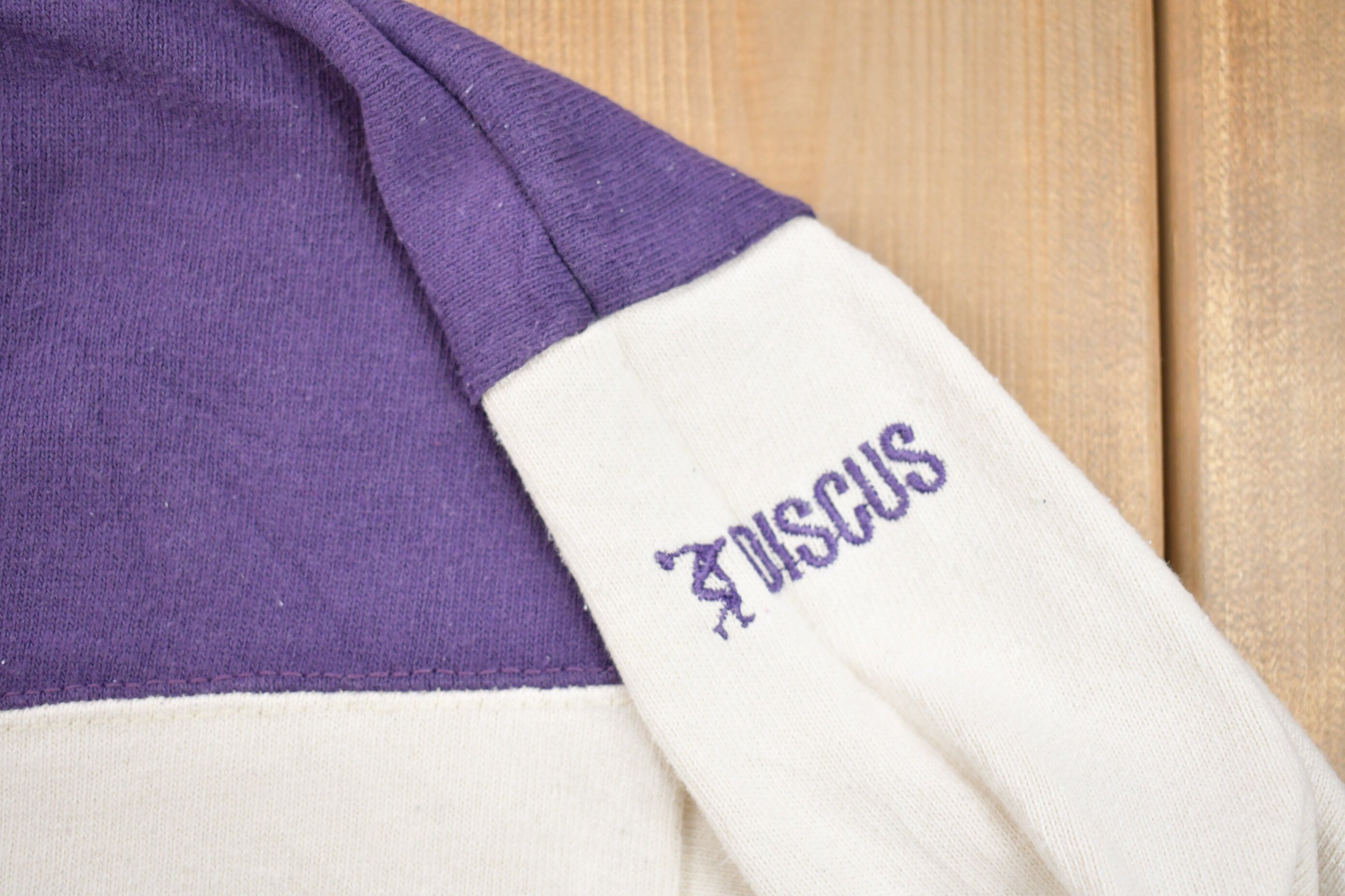 Vintage 1990s Discuss Crewneck Sweatshirt  Made in USA  90s Crewneck  Olympic Sports  Athleisure  Streetwear