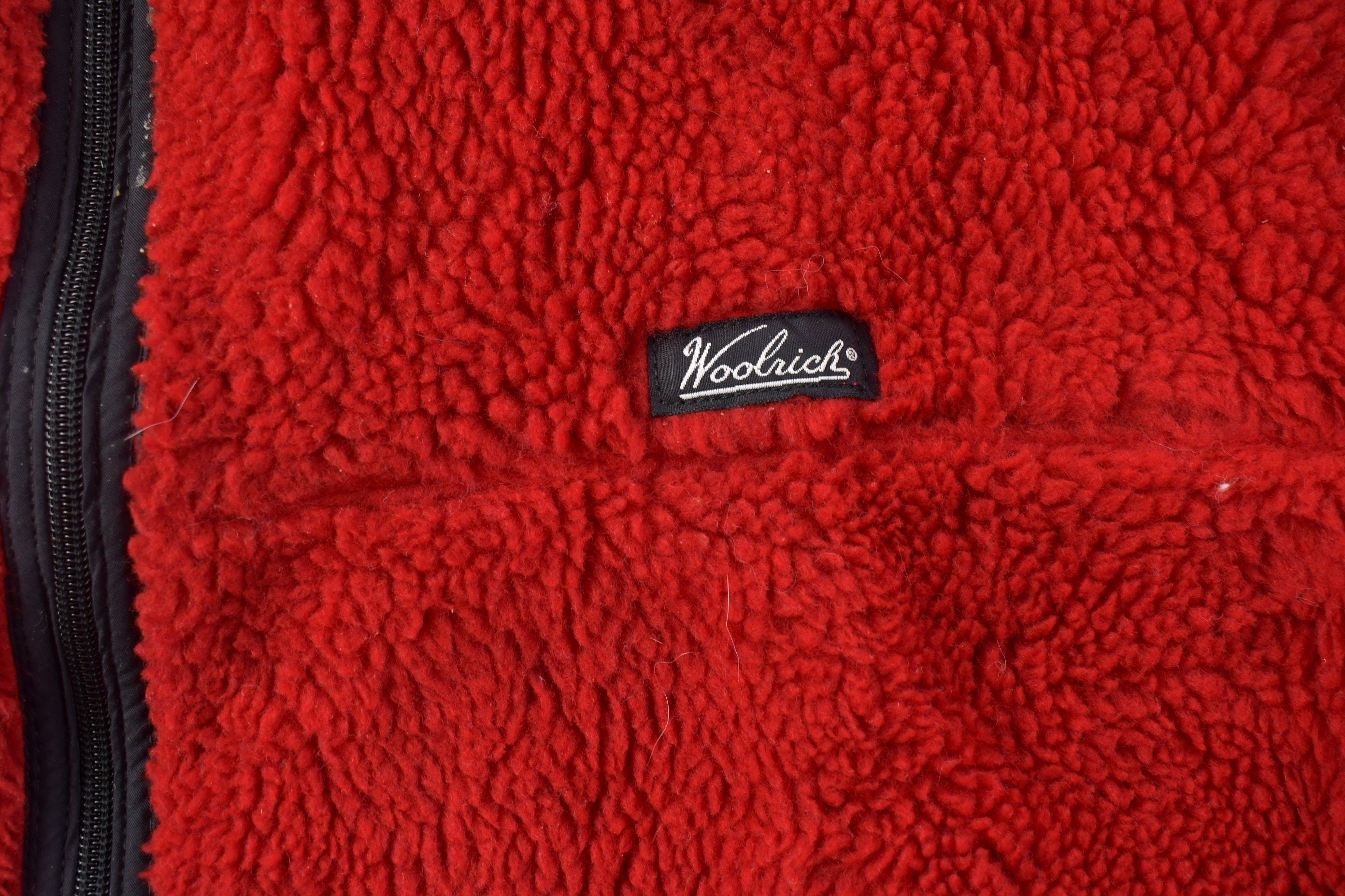 Vintage 1990s Woolrich Fleece Zip Up Sweater