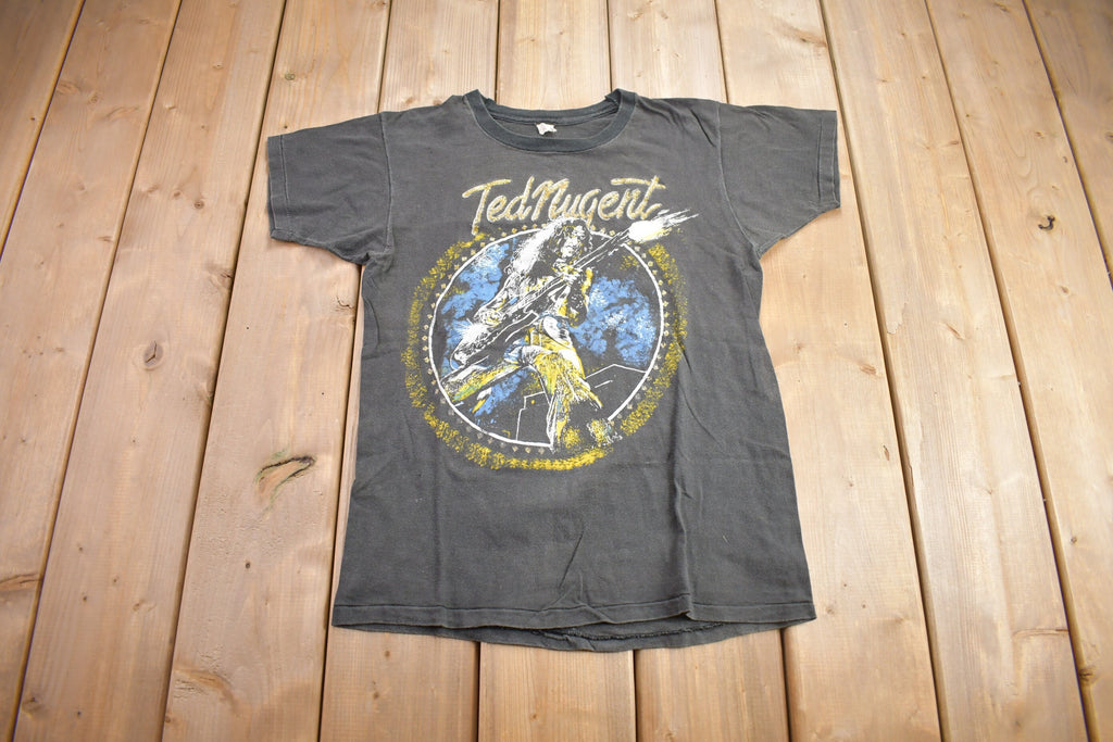 Vintage 1980s Ted Nugent Aragon Concert Band T-shirt