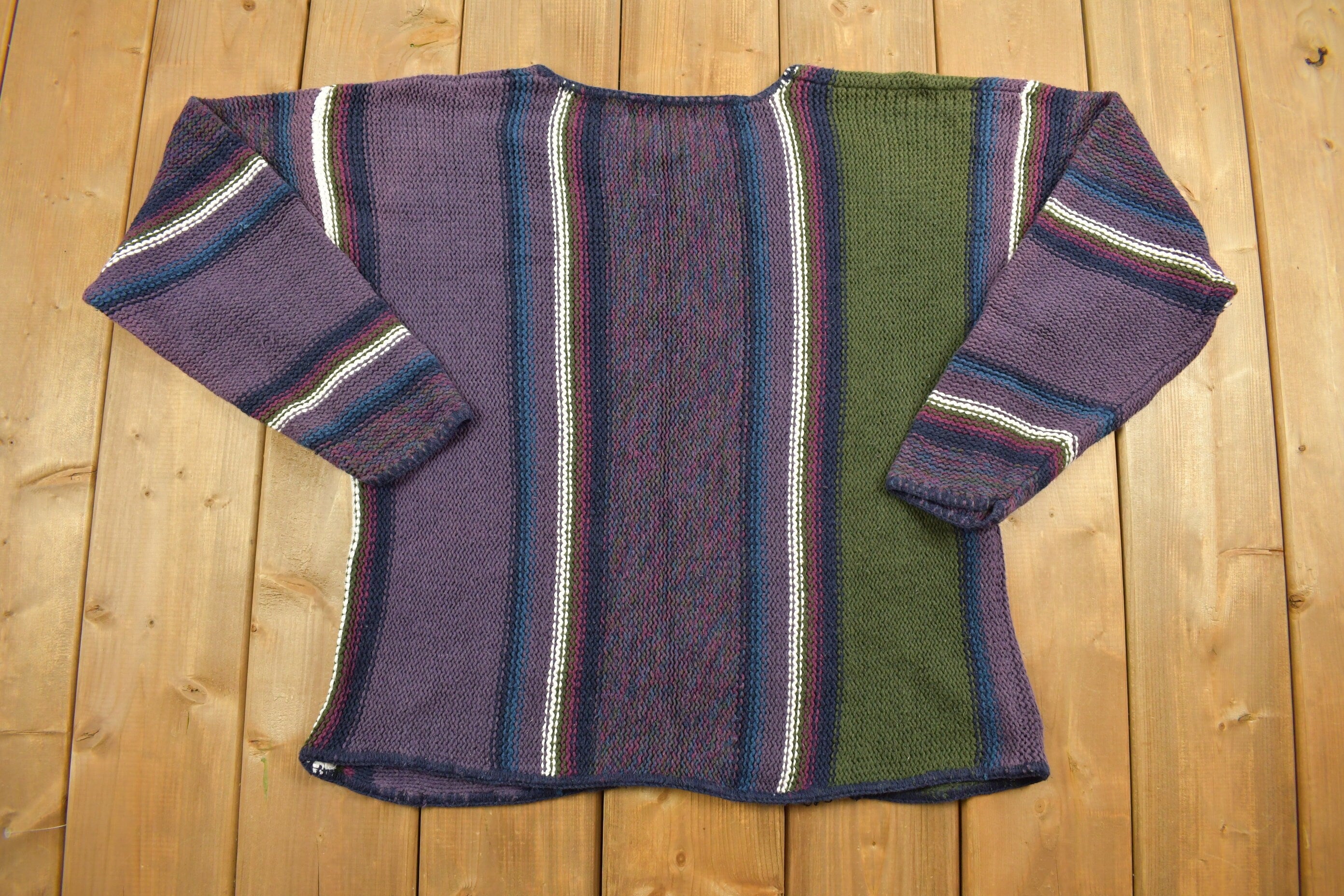 Vintage 1990s Paris Sport Club Knitted Sweater