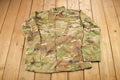 Vintage Military Camouflaged Button Up Shirt