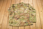Vintage Military Camouflaged Button Up Shirt