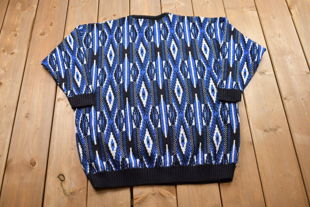 Vintage 1990s Knitted Crewneck Sweater
