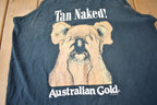 Vintage 1993 Australian Gold Koala Graphic Souvenir Travel Tank Top Shirt