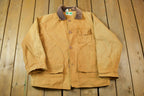 Vintage 1980s Distressed D-pocket Game winner Blanket Lined Hunting Jacket Made In USA