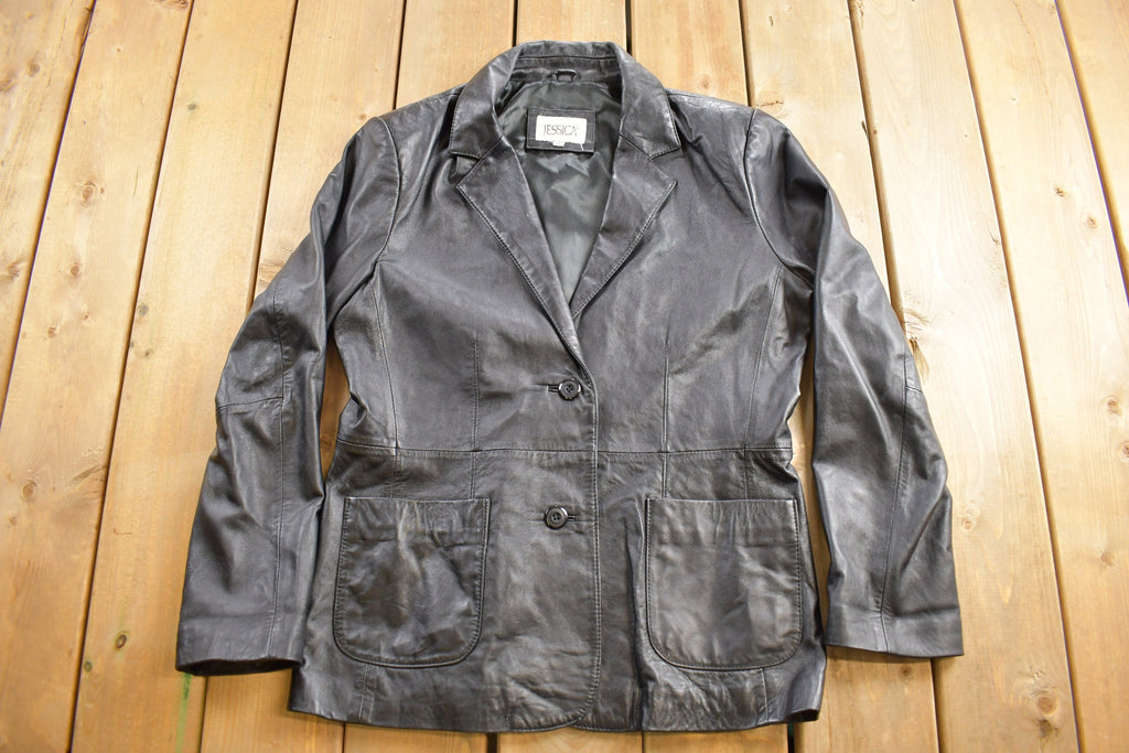 Vintage 1990s Leather Womens Jacket