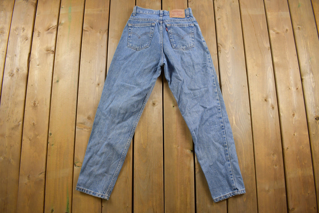 Vintage 1990s Levi's 550 Red Tab Blue Denim Jeans Size 26 x 27