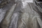 Vintage 1980s Mandels Leather Trench Coat
