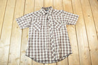 Vintage 1990s Wrangler Western Shirts Button Up Cowboy Style Shirt