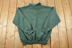 Vintage 1990s Arnold Palmer Quarter Button Collared Crewneck Sweatshirt