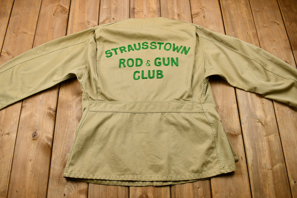 Vintage 1950s Strausstown Rod & Gun Club Hunting Jacket