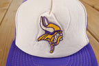 Vintage 1980s Minnesota Vikings Mesh Trucker NFL Snapback Hat /
