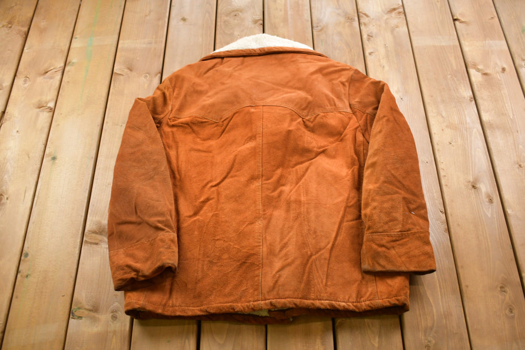 Vintage 1980s House Of Peerless Shearling Leather Jacket