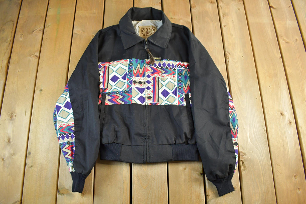 Vintage 1990s Rode Walker Western Aztec Art Jacket Mens Medium