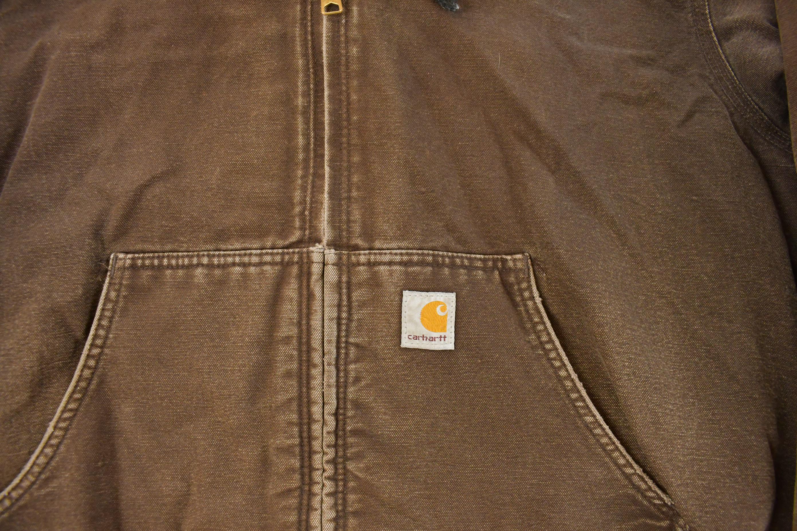 Vintage 1990s Carhartt Hooded Jacket Men's XL