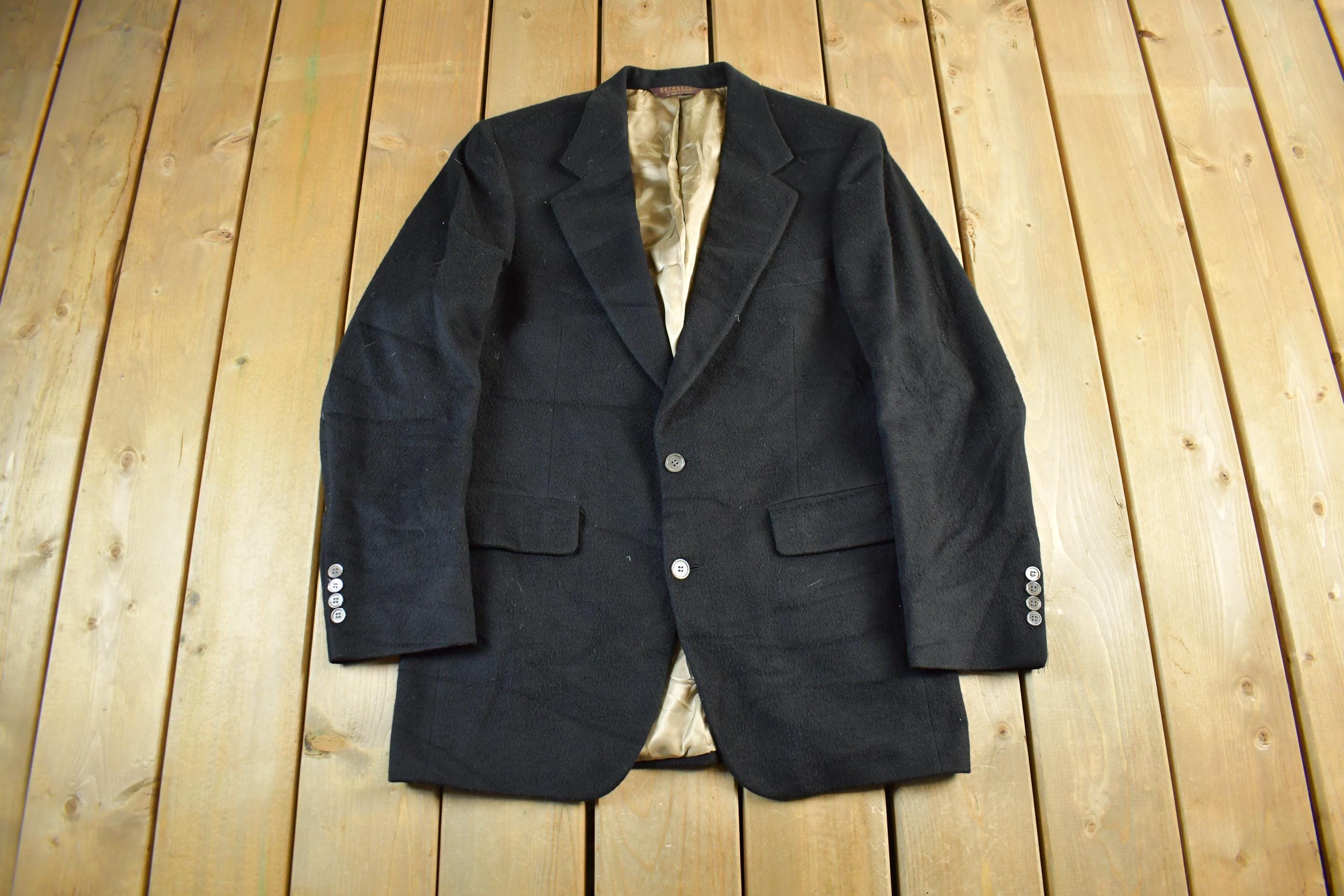 Vintage 1980s Nordstrom Cashmere Blazer Jacket Men's Medium