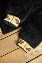 Vintage 1960s Upik Fur Products Brown Fur Zip Up Jacket