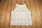 Vintage 1990s Gecko Hawaii All Over Print Souvenir Tank Top