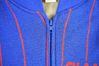 Vintage 1980s New York Giants NFL Cliff Engle Knit Full Zip Sweater Jacket Men's Medium