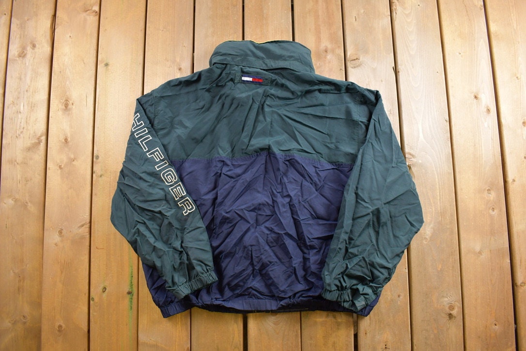 Vintage 1990s Tommy Hilfiger Full Zip Windbreaker Jacket