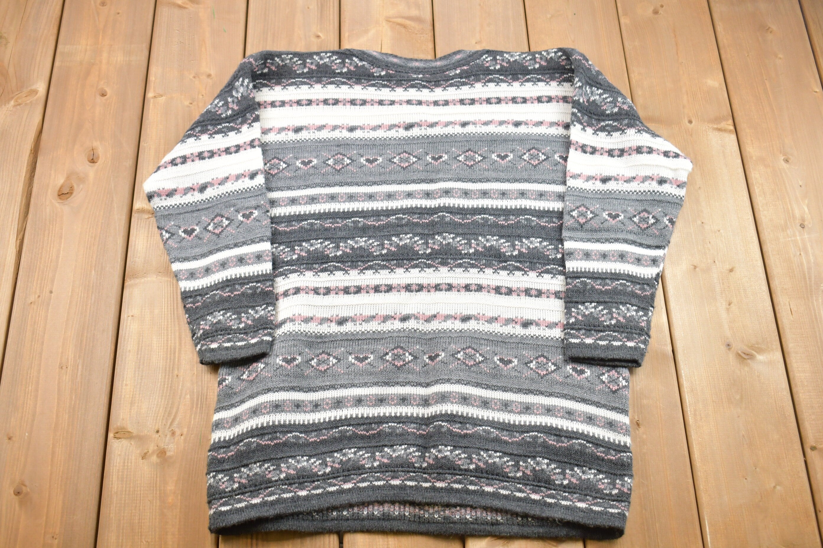 1990s Vintage Dana Scott Knitted Sweater