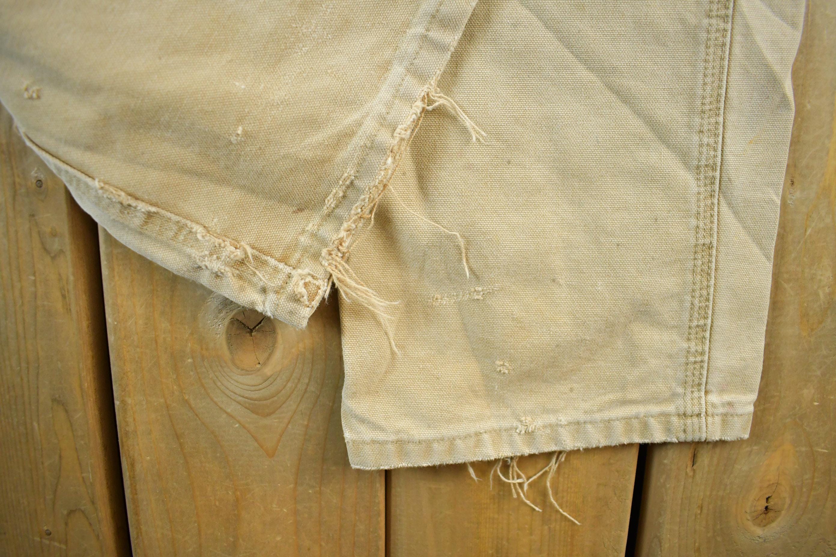 Vintage 1990s Carhartt Double Knee Denim Work Pants Size 30 x 34