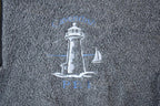 Vintage 1990s Cavendish PEI Quarter Zip Mock Neck Fleece Sweatshirt