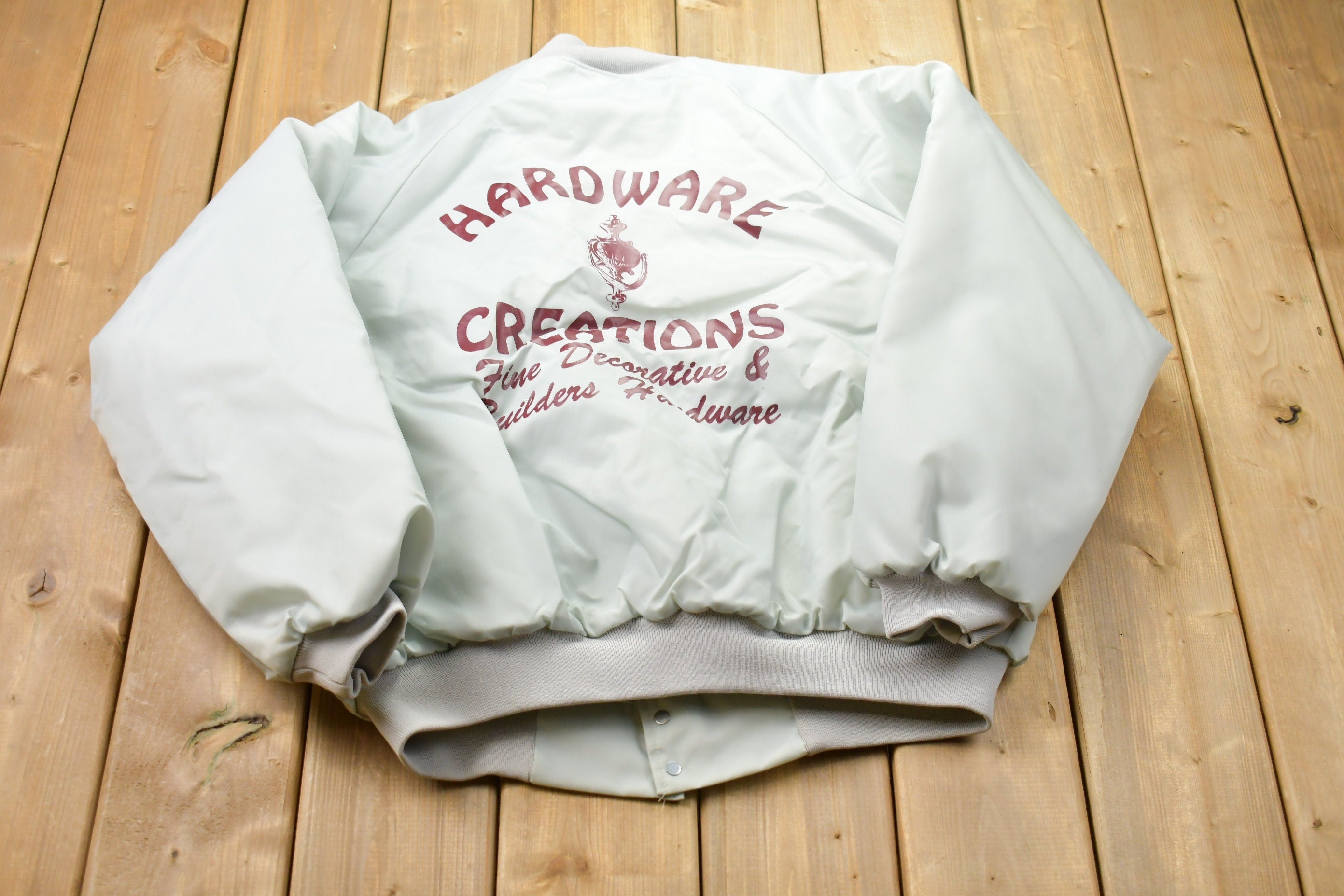 Vintage 1990s Hartwell Hardware Creations Bomber Jacket