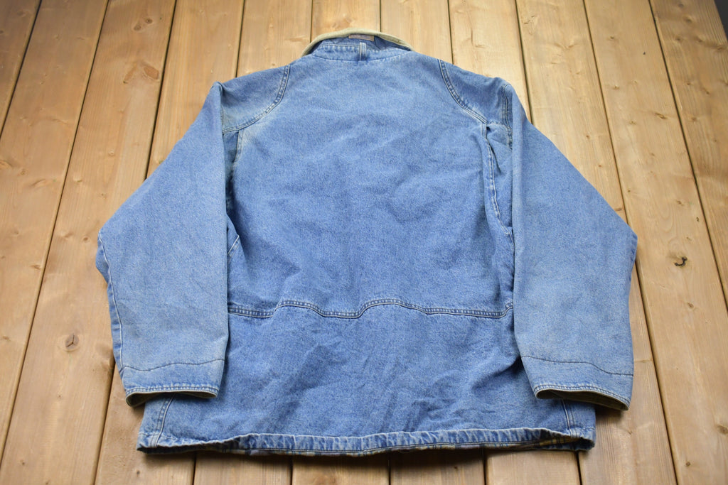 Vintage 1990s Upstream Denim Chore Jacket