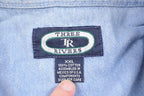 Vintage 1997 Speed 2 Box Seat Video Button Up Jean Shirt
