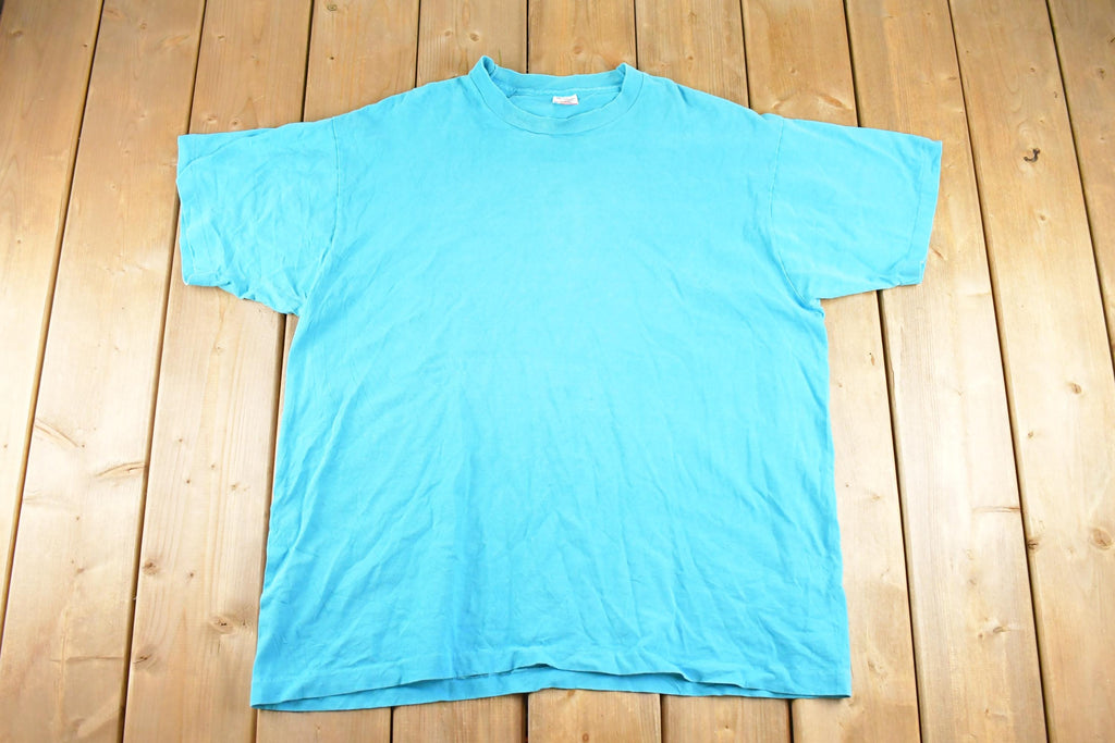 Vintage 1990's FOTL Blank Streetwear Souvenir Travel T-Shirt Mens XL