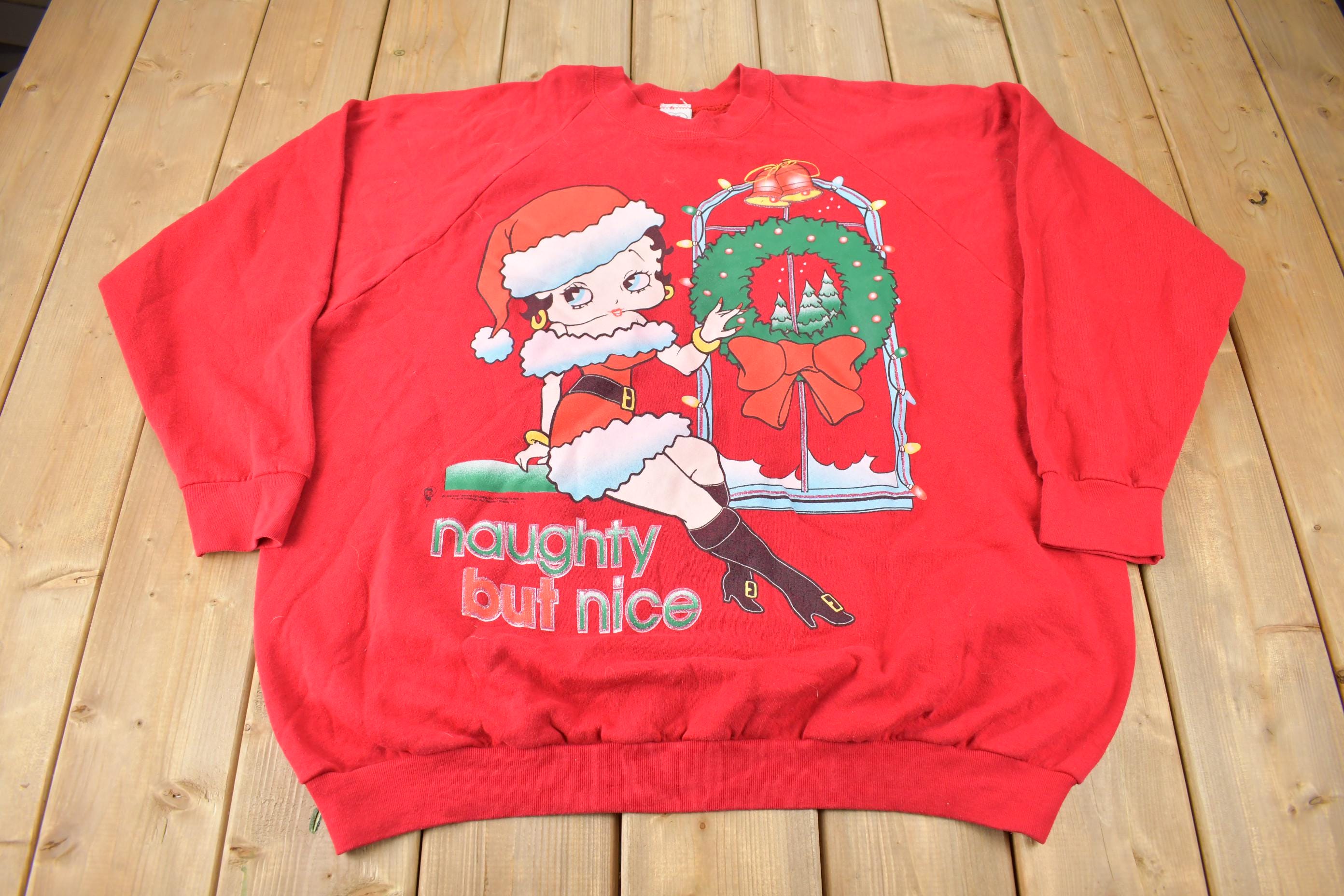 Vintage 1999 Betty Boop Christmas Theme Crewneck
