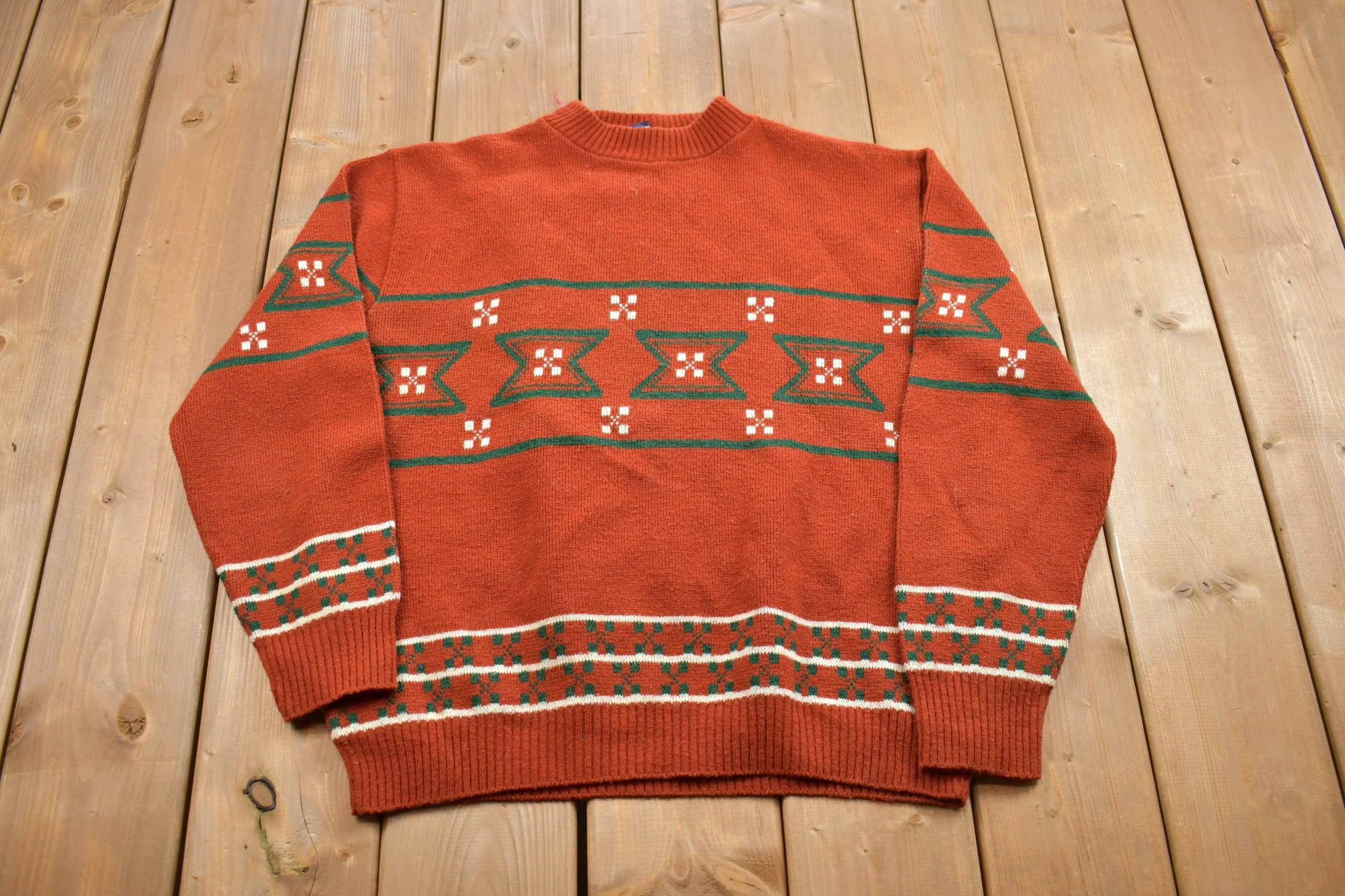 Vintage 1990s Bugge By Coral Knitted Crewneck Sweater