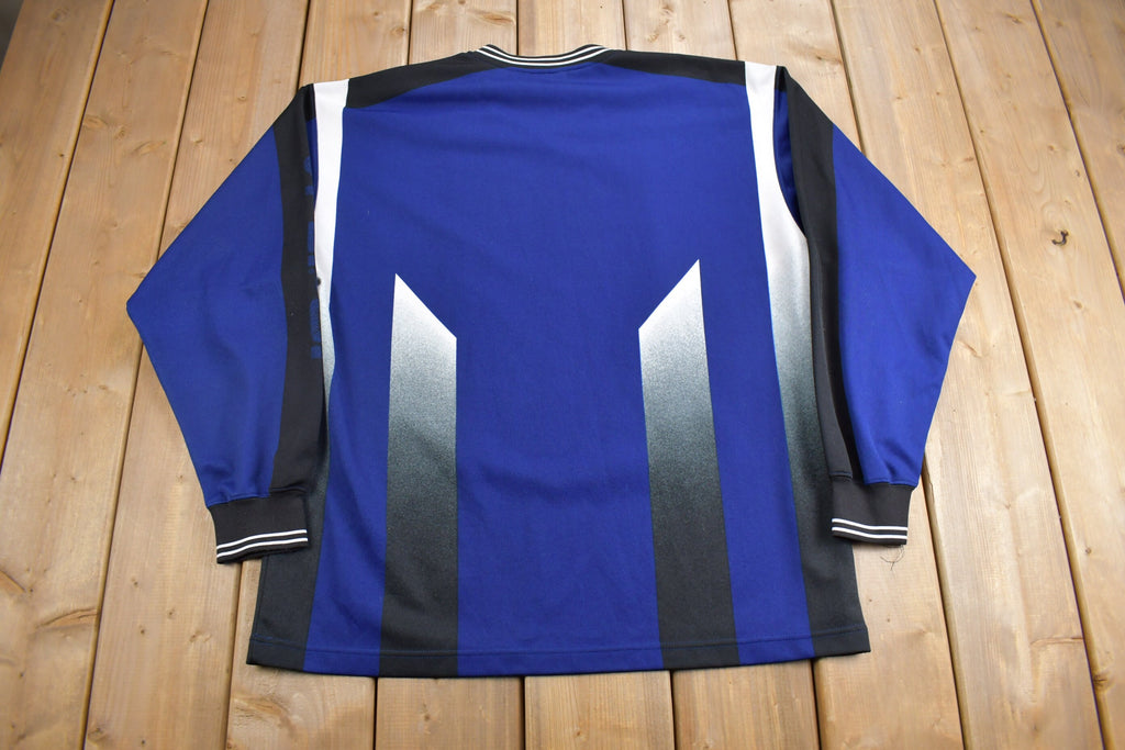 Vintage 1990s Pepsi Long Sleeve Graphic Jersey Shirt