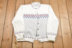 Vintage 1990s Jersilo Button Up Cardigan Sweater
