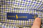 Vintage Y2K Polo By Ralph Lauren Plaid Button Up Shirt Men's L