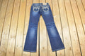 Vintage Y2K Miss Me Bedazzled Low Rise Jeans Size 26x31