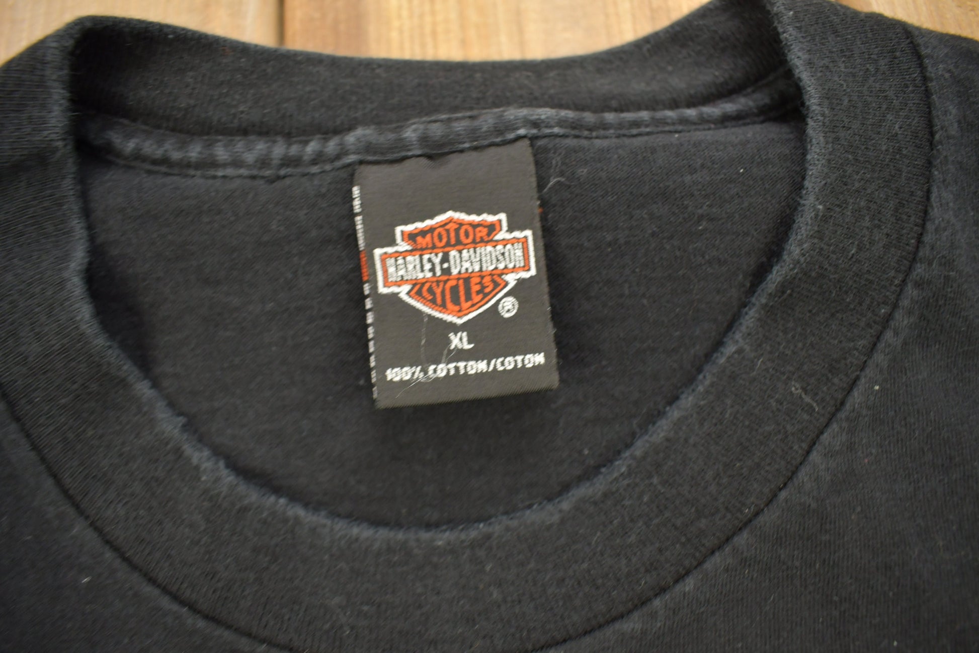 Vintage 1997 Harley Davidson Spanky's Harley Store Peterborough Canada T-Shirt
