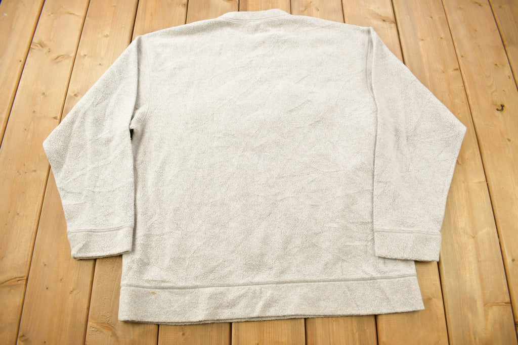 Vintage 2000 Looney Tunes Embroidered Fleece Crewneck Sweatshirt