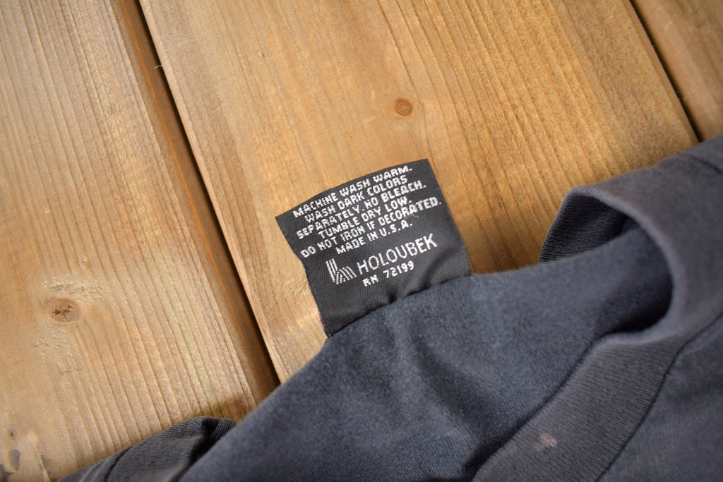 Vintage 1993 Quinlan's Harley Davidson Huntsville Canada Single Stitch Graphic T-Shirt Made In USA