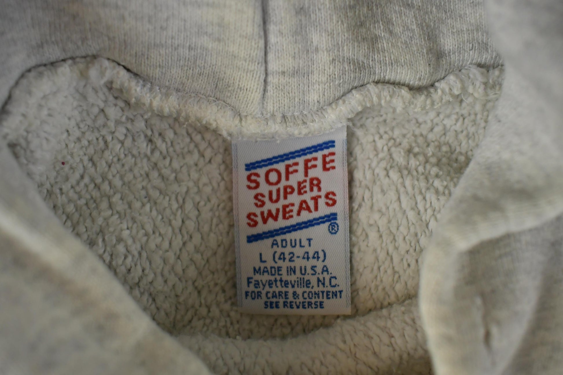 Vintage 1990s ALHS Tigers Hockey Reverse Grain University Collegiate Heavyweight Hoodie