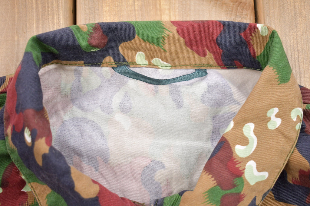 Vintage 1990s Alpenflage Camo Canvas Jacket