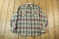 Vintage 1980s Woolrich Woman Plaid Wool Shacket