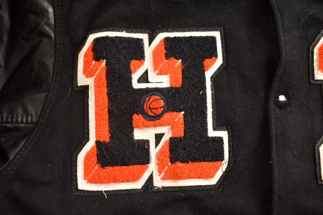 Vintage 1980s Howland Tigers Ohio Wool Varsity Jacket