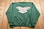 Vintage 1990s Homemade Cardigan Christmas Crewneck