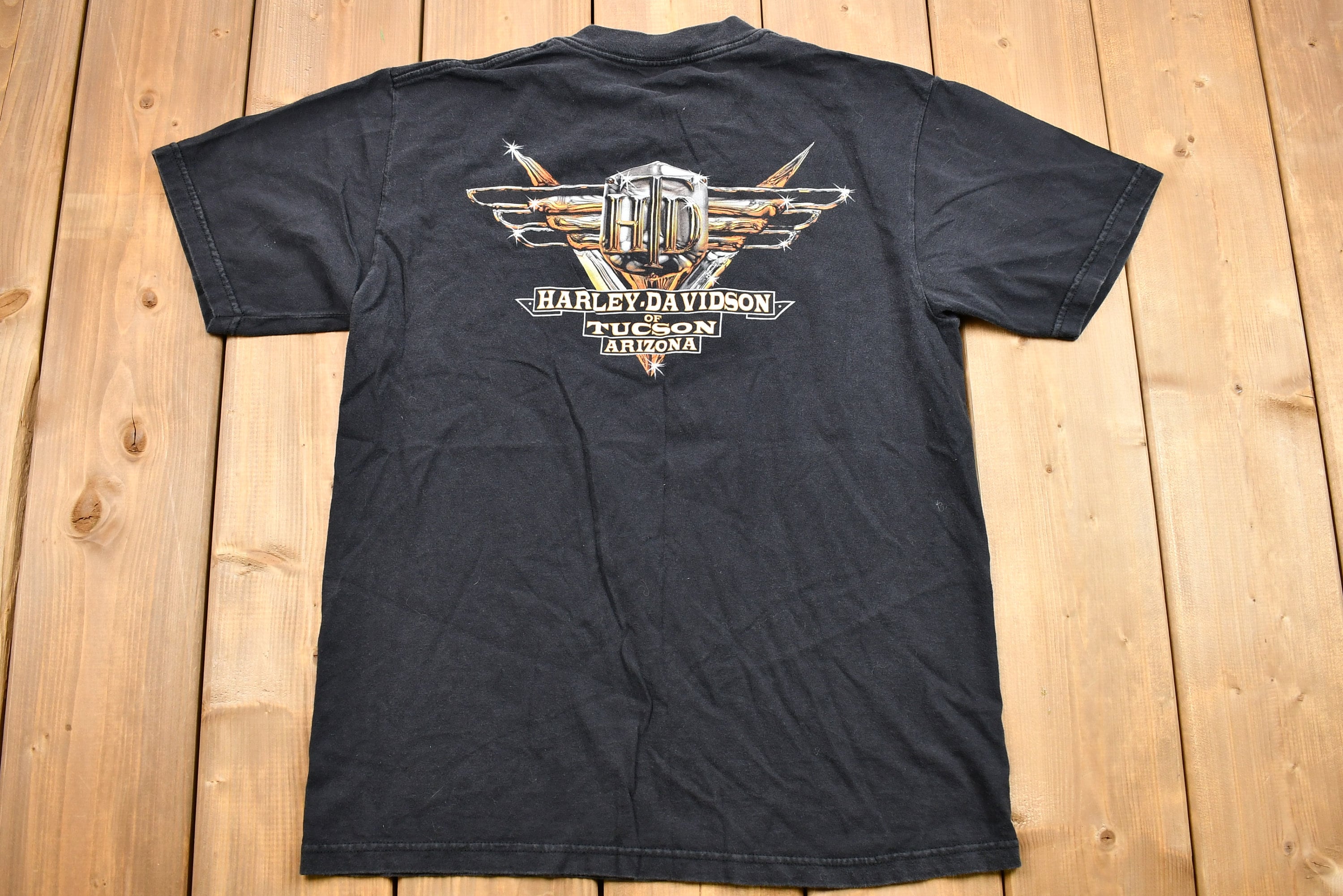 Vintage 2000 Harley Davidson Motorcycles of Tucson Arizona Graphic T-Shirt