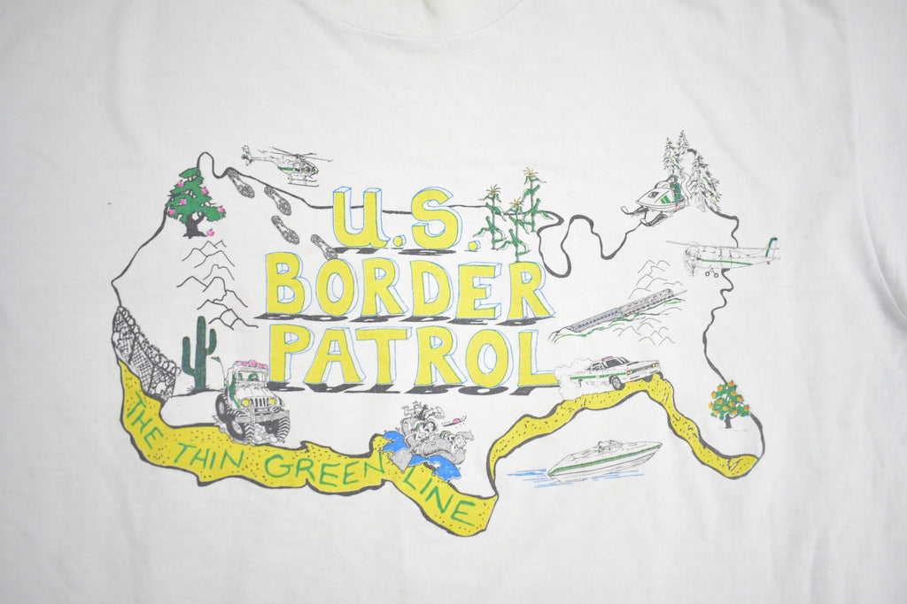 Vintage 1990s U.S. Border Patrol Graphic T Shirt